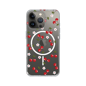 Maska / futrola print Magsafe za iPhone 13 Pro Cute Cherries.