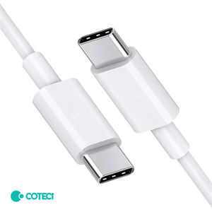 Data kabl Coteci 32117 5A 60W 40 Gps PD Type C na Type C beli 2m.