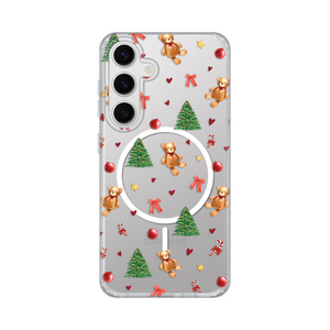 Maska / futrola print Magsafe za Samsung S921B Galaxy S24 Merry Bear.