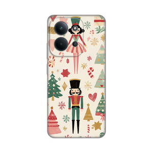 Silikonska maska / futrola print za Xiaomi Redmi 15C 4G Vintage Christmas.