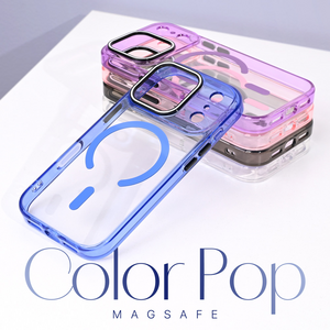 Maska / futrola Magsafe Color Pop za iPhone 17 6.3 narandzasta.