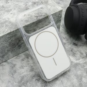 Maska / futrola AMBER SHINE MagSafe za iPhone 17 Pro bela (MS).