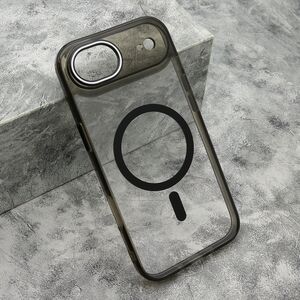 Maska / futrola COLOR RING MagSafe za iPhone 17 Air crna (MS).