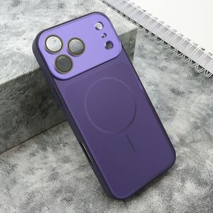 Maska / futrola COLOR METAL MagSafe II za iPhone 17 Pro Max (6.9) ljubicasta (MS).