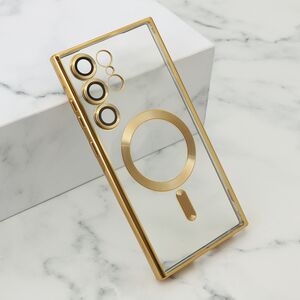 Maska / futrola CAMERA PROTECT MagSafe za Samsung S928 Galaxy S24 Ultra 5G zlatna (MS).