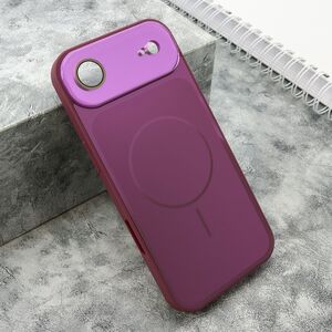 Maska / futrola COLOR METAL MagSafe II za iPhone 17 Air roze (MS).