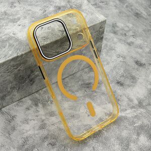 Maska / futrola COLOR RING MagSafe za iPhone 17 Pro narandzasta (MS).
