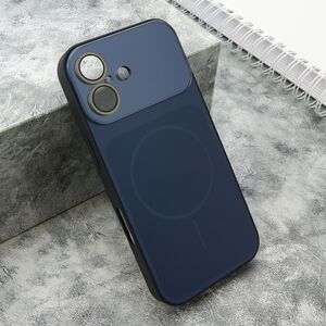 Maska / futrola COLOR METAL MagSafe II za iPhone 17 tamno plava (MS).