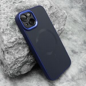 Maska / futrola CARBON MagSafe za iPhone 13 (6.1) plava (small camera) (MS).