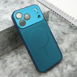 Maska / futrola COLOR METAL MagSafe II za iPhone 17 Pro Max (6.9) plava (MS).