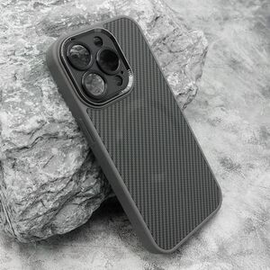 Maska / futrola CARBON MagSafe za iPhone 15 Pro (6.1) siva (small camera) (MS).