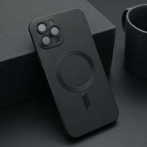 Maska / futrola ELEGANT MAGSAFE za iPhone 12 Pro Max (6.7) crna (MS).