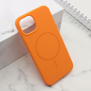Maska / futrola FLEX MagSafe za iphone 13 (6.1) narandzasta (MS).