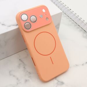 Maska / futrola PASTEL DREAMS MagSafe za iPhone 17 Pro Max (6.9) narandzasta (MS).