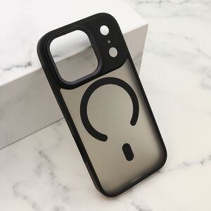 Maska / futrola SILKY MagSafe II za iPhone 17 Pro crna (MS).