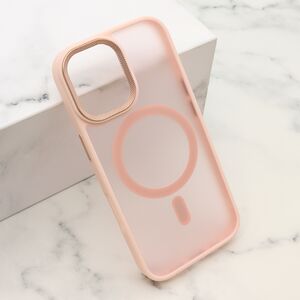 Maska / futrola SILKY MagSafe II za iPhone 17 roze (MS).