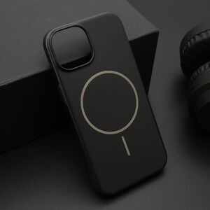 Maska / futrola PURE mat MagSafe za iPhone 15 crna (MS).