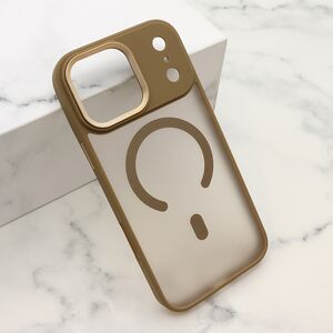 Maska / futrola SILKY MagSafe II za iPhone 17 Pro Max (6.9) zlatna (MS).