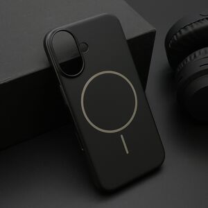 Maska / futrola PURE mat MagSafe za iPhone 16 (6.1) crna (MS).