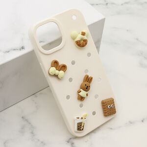 Maska / futrola TOY za iPhone 15 bela (MS).