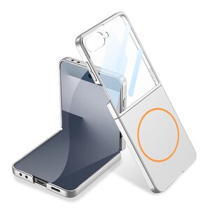 Maska / futrola SMOOTH MagSafe za Samsung F751B Galaxy Z Flip 7 5G srebrna (GKK case) (MS).
