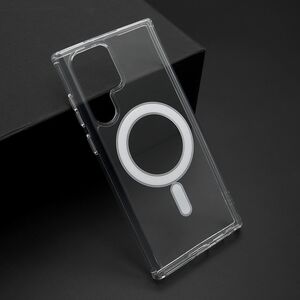 Maska / futrola STANDARD MagSafe za Samsung Galaxy S22 Ultra 5G providna (bela) (MS).