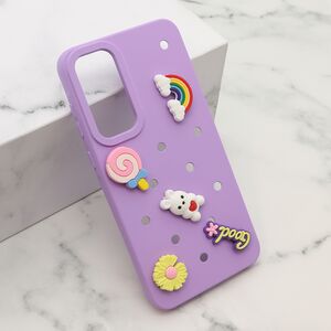 Maska / futrola TOY za Samsung A556 Galaxy A55 5G ljubicasta (MS).