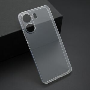 Silikonska maska / futrola ultra tanka PROTECT silikon za Xiaomi Redmi 13C/Poco C65 providna (bela) (MS).