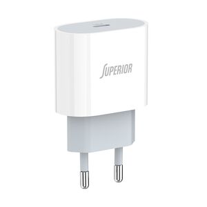 Kuciste punjaca Superior CO-DC55 Fast PD Type C 20W 3A belo (MS).