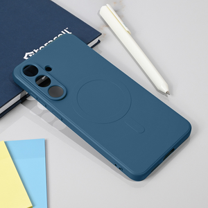 Silikonska maska / futrola Teracell Giulietta Magsafe za Samsung S731B Galaxy S25 FE plava.