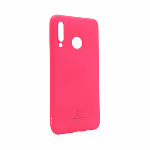 Silikonska maska / futrola Teracell Giulietta za Huawei P30 Lite mat pink.