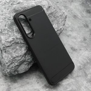 Silikonska maska / futrola BRUSHED za Samsung S731B Galaxy S25 FE crna (MS).