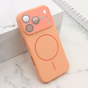Maska / futrola PASTEL DREAMS MagSafe za iPhone 17 Pro narandzasta (MS).