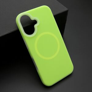 Maska / futrola PASTEL COLOR MagSafe za iphone 16 (6.1) zelena (MS).