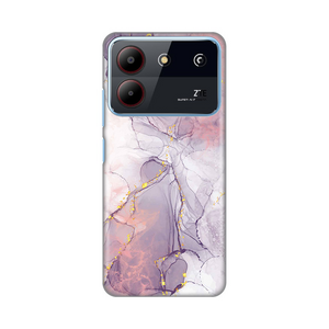 Silikonska maska / futrola print za ZTE Blade A54 Pink Marble.
