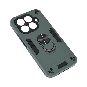 Maska / futrola Hard Ring za Xiaomi 15T Pro tamno siva.