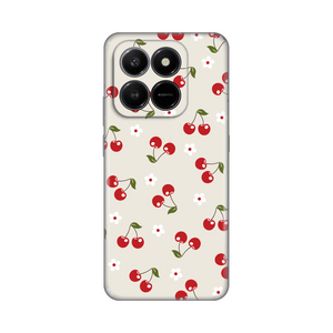 Silikonska maska / futrola print za Honor X7d 4G/400 Smart 5G Cherry and Flowers.