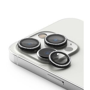 Folija za zastitu kamere DIAMOND za iPhone 16 Pro (6.3)/16 Pro Max (6.9) crna (MS).