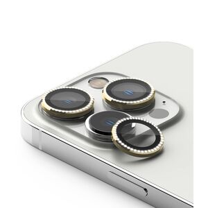 Folija za zastitu kamere DIAMOND za iPhone 16 Pro (6.3)/16 Pro Max (6.9) zlatna (MS).