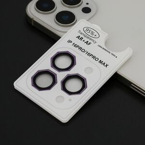 Folija za zastitu kamere OCTAGON DIAMOND za iPhone 16 Pro (6.3)/16 Pro Max (6.9) ljubicasta (MS).