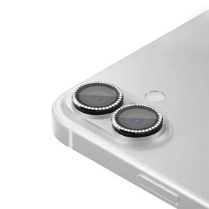 Folija za zastitu kamere DIAMOND za iPhone 16 (6.1)/16 Plus (6.7) crna (MS).