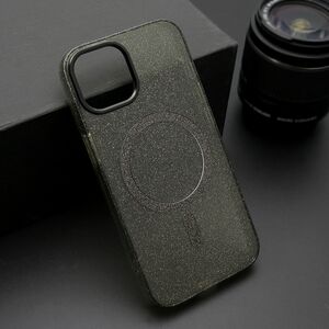 Maska / futrola SPARKLING MagSafe za iPhone 14 (6.1) crna (MS).