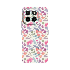 Silikonska maska / futrola print za Huawei Honor X6c Watercolor Flowers.