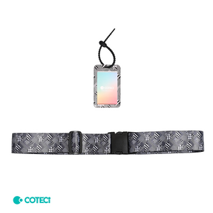 Sigurnosna traka za kofer Coteci siva.