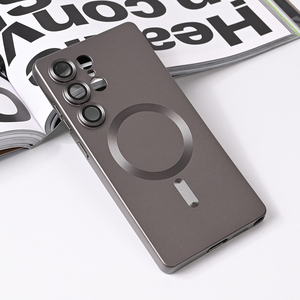 Maska / futrola Magsafe Chrome za Samsung S938 Galaxy S25 Ultra siva.