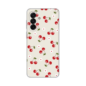 Silikonska maska / futrola print za Samsung A175 Galaxy A17 Cherry and Flowers.