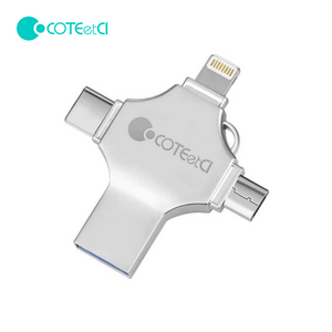USB flash memorija Coteci CS8836 64GB USB 3.0/micro USB/Type C/lightning.