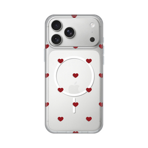 Maska / futrola print Magsafe za iPhone 17 Pro Max 6.9 Red Hearts.
