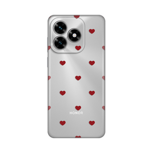 Silikonska maska / futrola print za Huawei Honor X5c Plus Red Hearts.