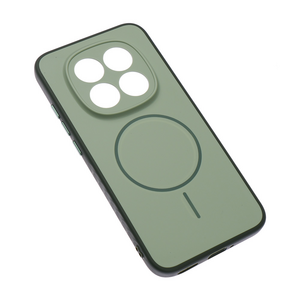 Maska / futrola Magsafe mat Line za Xiaomi Redmi Note 15 Pro 5G zelena.